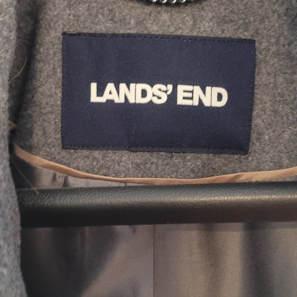 Lands End Plus Size Fit and Flare Long Wool Coat Size 22W - Picture 8 of 8